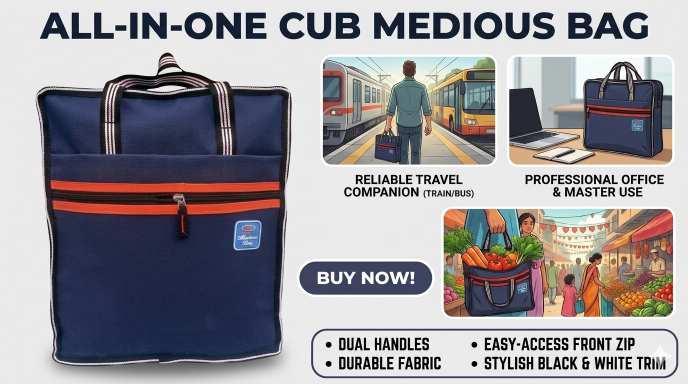 Multi-Use Heavy Duty Bag | Shopping, Office & Travel Bag | Premium Quality | 1 Year Warranty